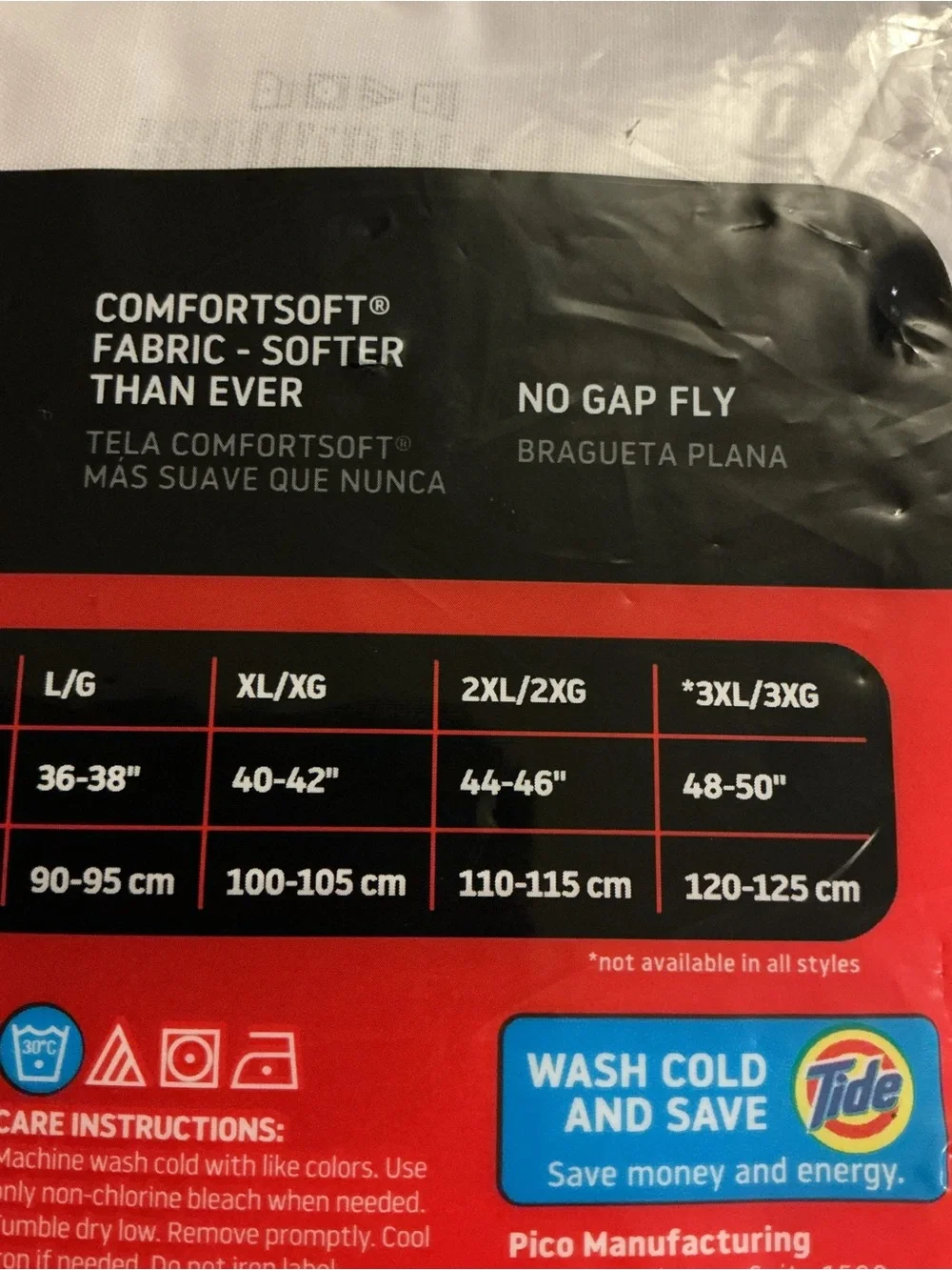 NEW Hanes White 6-Pack Tagless Boxers - 2XL